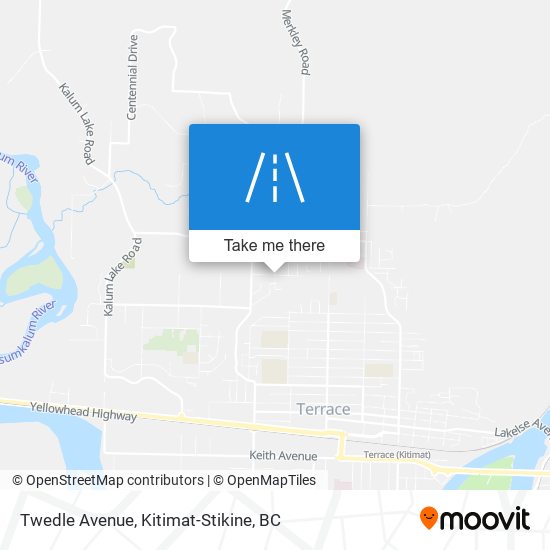 Twedle Avenue map