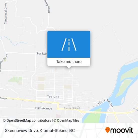 Skeenaview Drive map