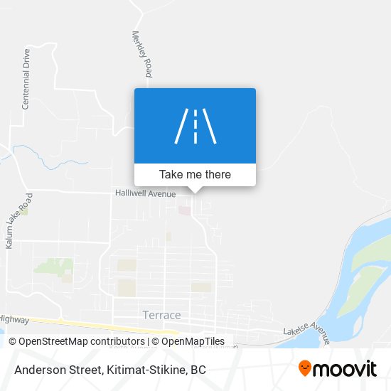 Anderson Street map