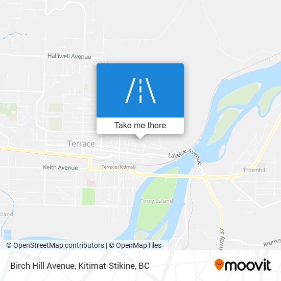 Birch Hill Avenue map