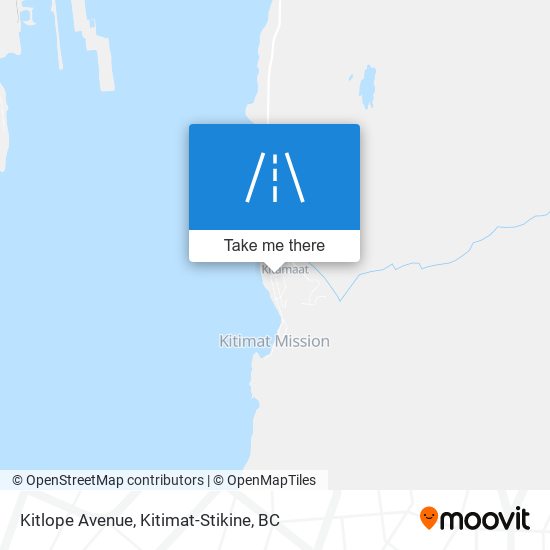 Kitlope Avenue map