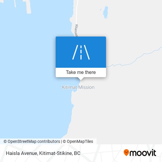 Haisla Avenue map