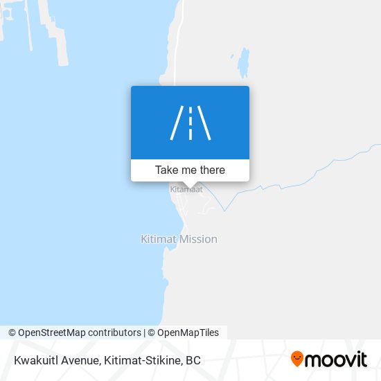 Kwakuitl Avenue map