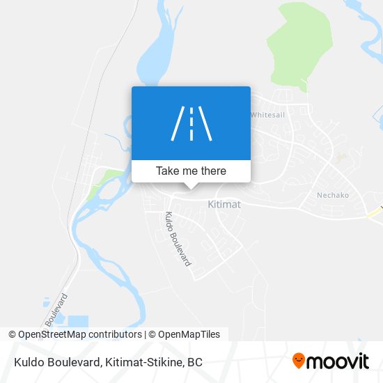 Kuldo Boulevard map