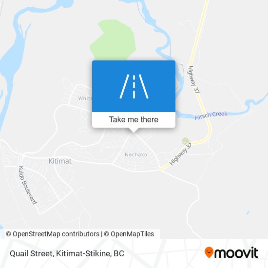 Quail Street map