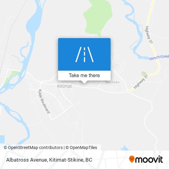 Albatross Avenue map