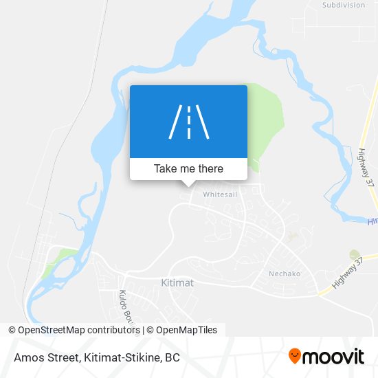 Amos Street map