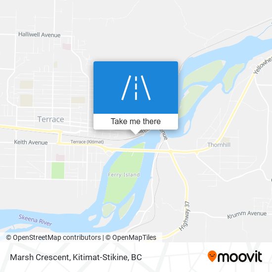 Marsh Crescent map