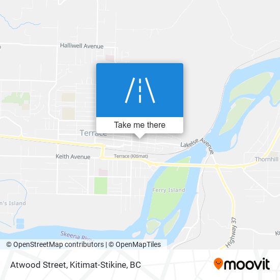 Atwood Street map