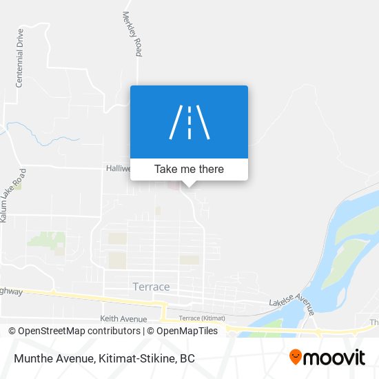 Munthe Avenue map