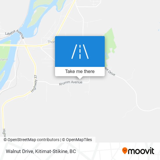 Walnut Drive map