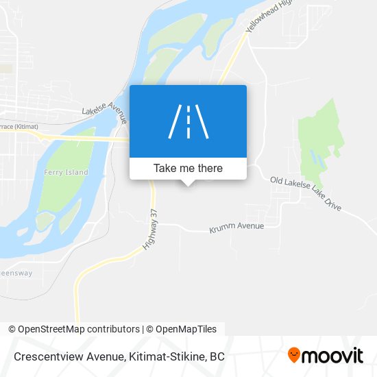 Crescentview Avenue map