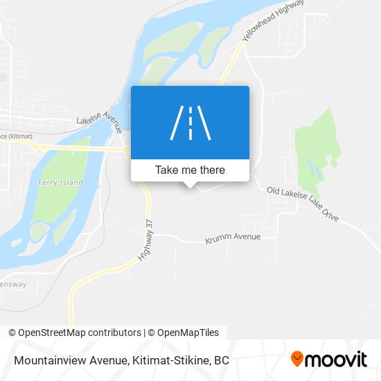 Mountainview Avenue map