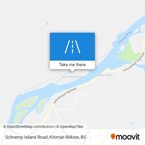 Schremp Island Road map
