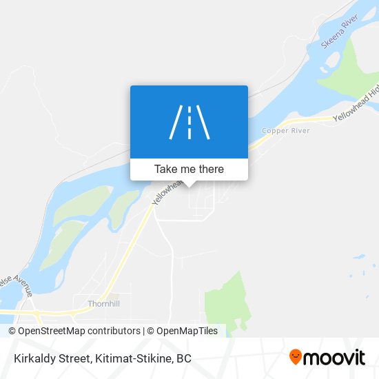 Kirkaldy Street map