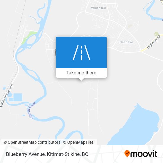 Blueberry Avenue map