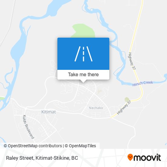 Raley Street map