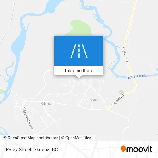 Raley Street map
