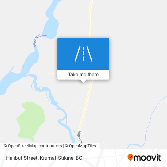 Halibut Street map