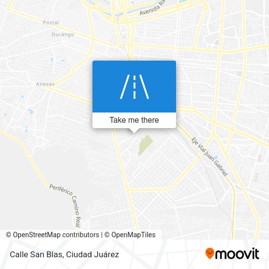 Mapa de Calle San Blas