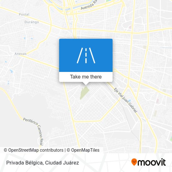 Privada Bélgica map