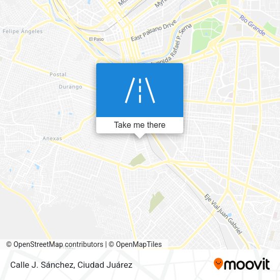Calle J. Sánchez map