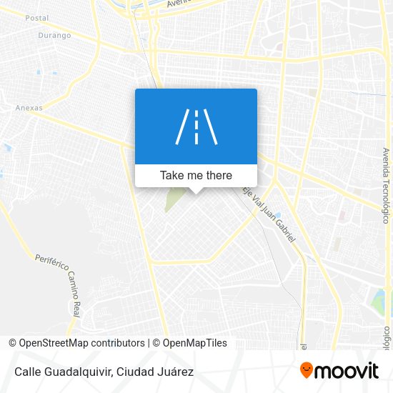 Mapa de Calle Guadalquivir
