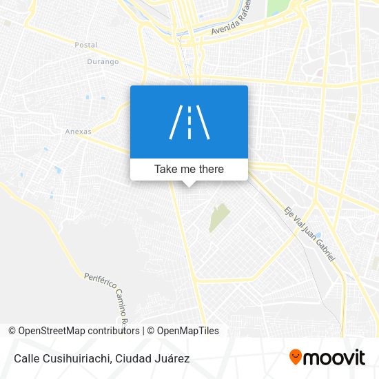 Calle Cusihuiriachi map