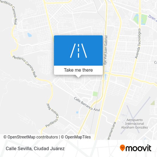 Calle Sevilla map
