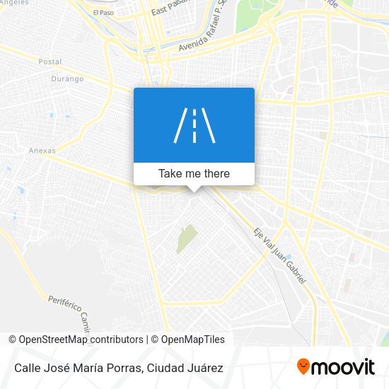 Calle José María Porras map