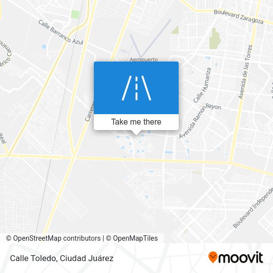 Calle Toledo map