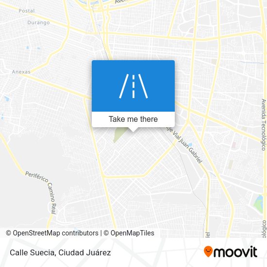 Calle Suecia map