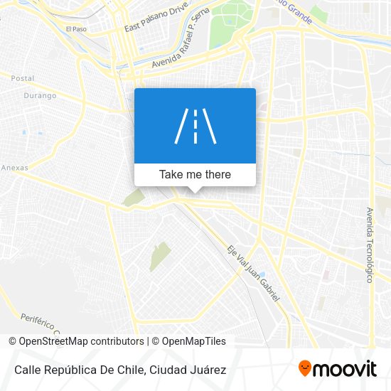 Calle República De Chile map