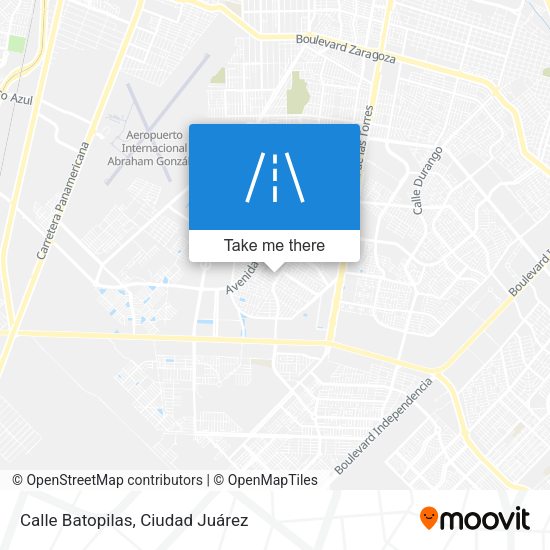 Calle Batopilas map
