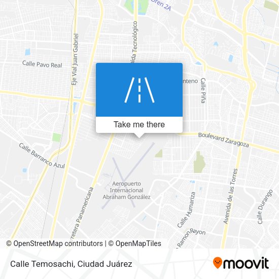 Calle Temosachi map