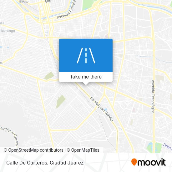 Calle De Carteros map