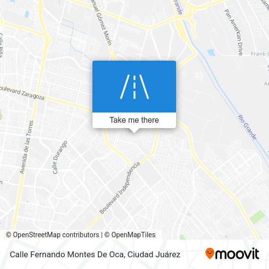 Mapa de Calle Fernando Montes De Oca