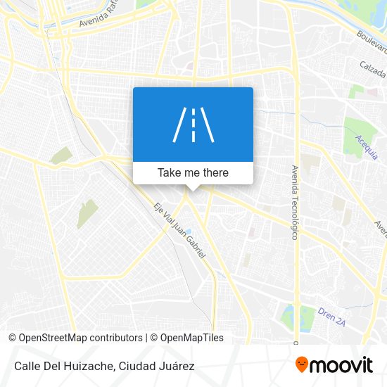 Calle Del Huizache map