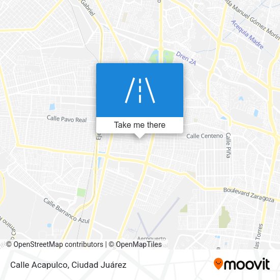 Mapa de Calle Acapulco