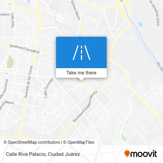 Mapa de Calle Riva Palacio