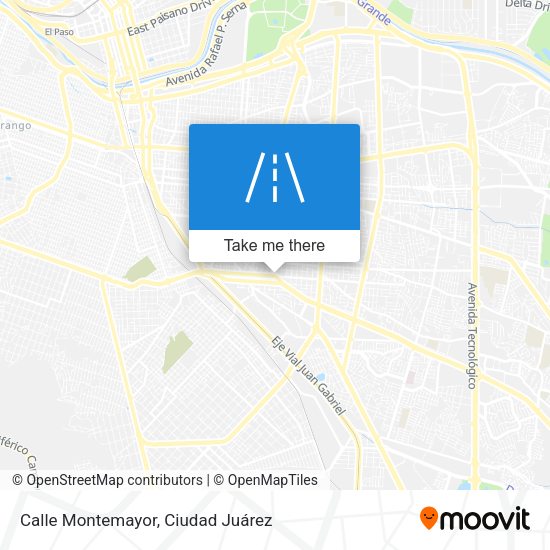 Calle Montemayor map