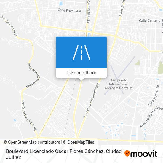 Boulevard Licenciado Oscar Flores Sánchez map