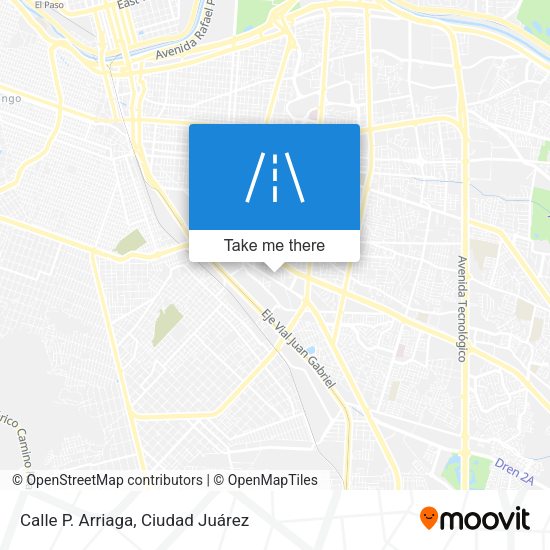 Calle P. Arriaga map