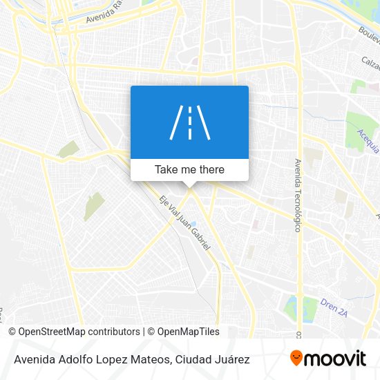 Mapa de Avenida Adolfo Lopez Mateos