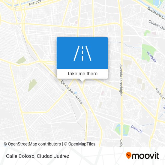 Calle Coloso map