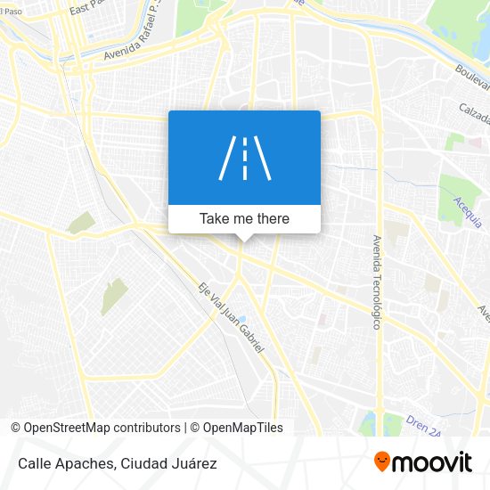 Calle Apaches map