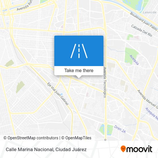 Calle Marina Nacional map