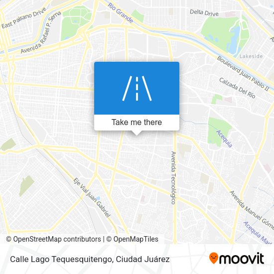 Mapa de Calle Lago Tequesquitengo