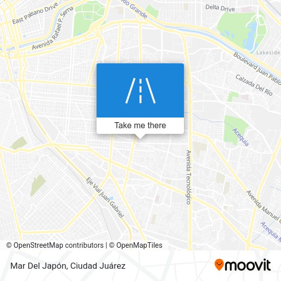 Mapa de Mar Del Japón
