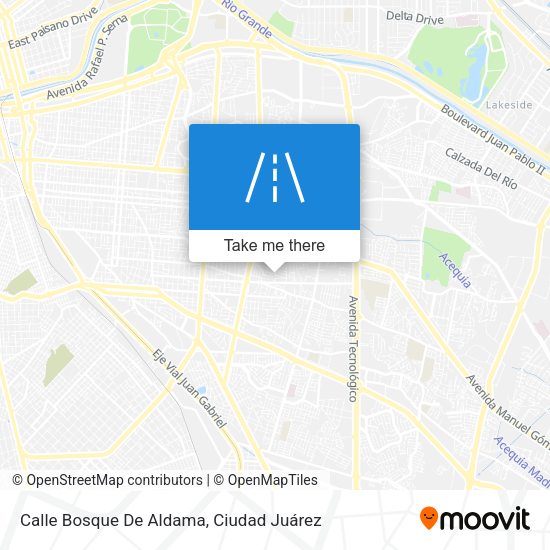 Calle Bosque De Aldama map